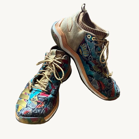 Adidas Size 10 Black Brown Gold Iconic Trainer NYC Legend Pack Shoes BY3305 - Picture 10 of 14